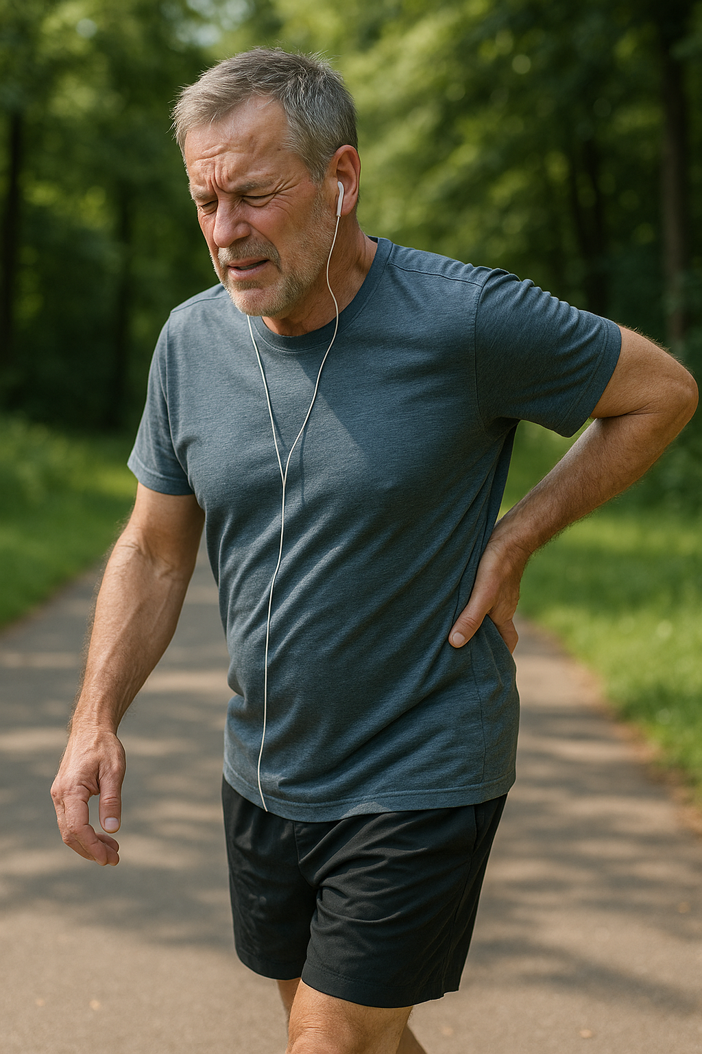 Promenader vid ryggont: en enkel väg till smärtlindring och bättre hälsa - Illustration