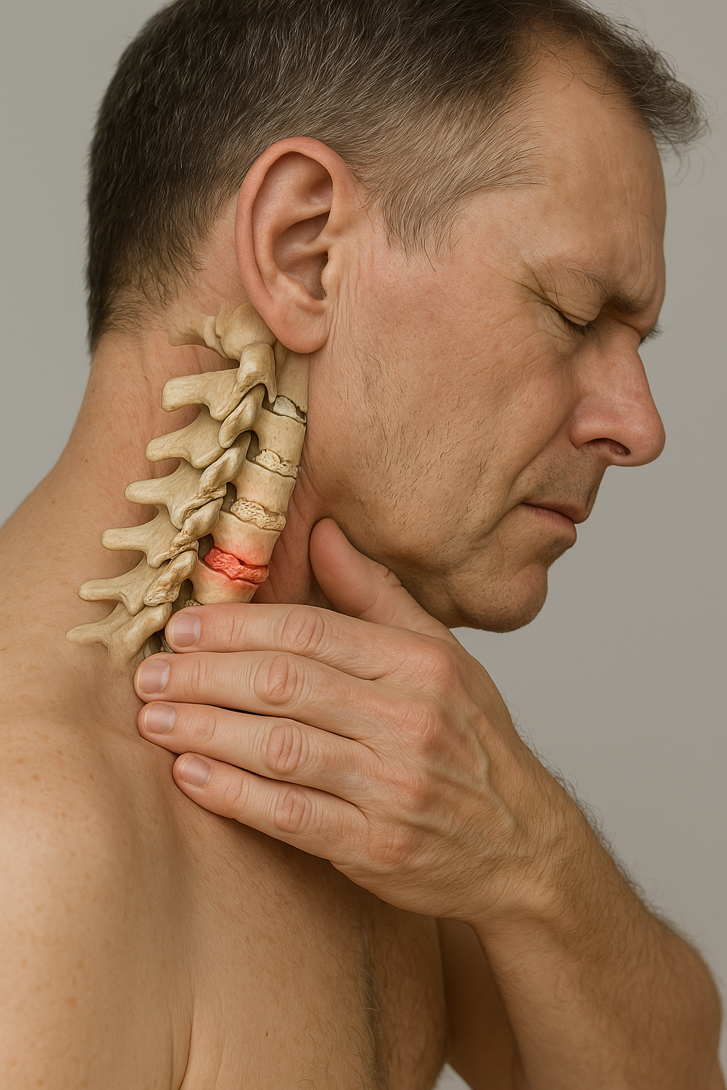 Upptäck de bästa strategierna för att lindra nackartros och återfå rörligheten - Illustration