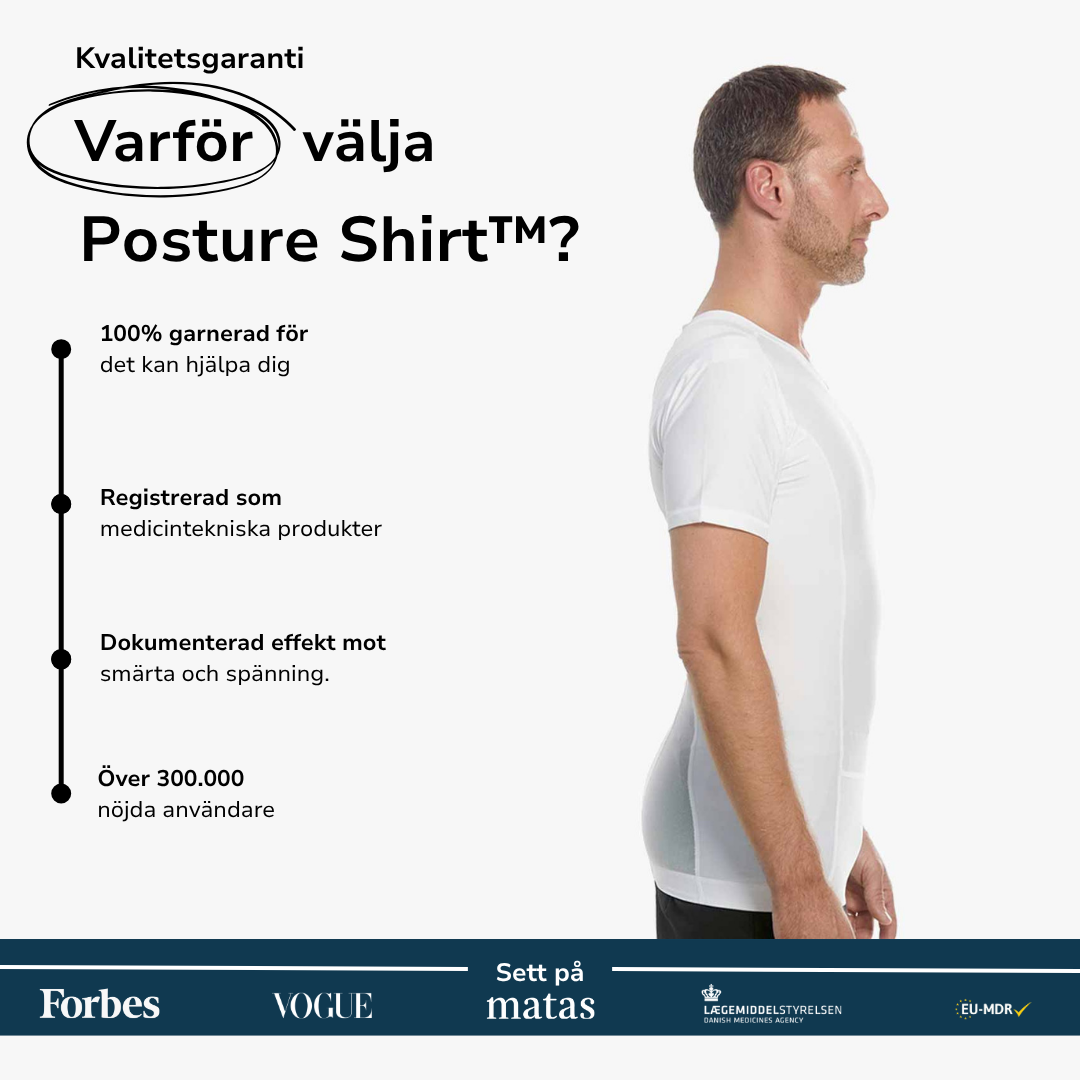 Men's Posture Shirt™ - Vit