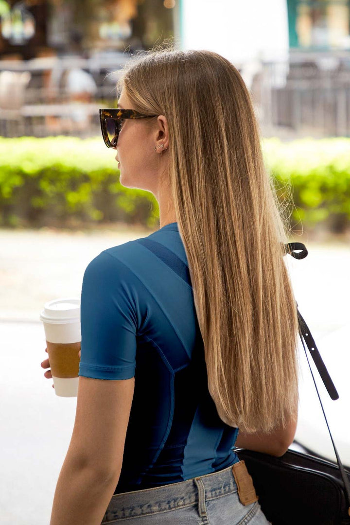 Women's Posture Shirt™ - Blå B-STOCK