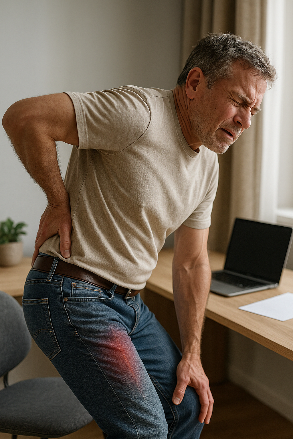 Lär dig hantera smärta i ländryggen och skinkan: Orsaker och effektiva ...