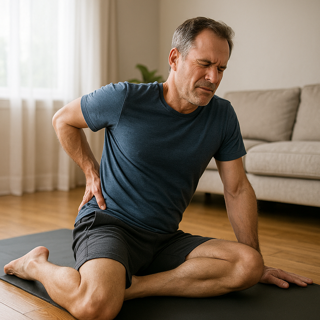 Effektiva övningsläsare för att lindra ischiassmärta - Illustration