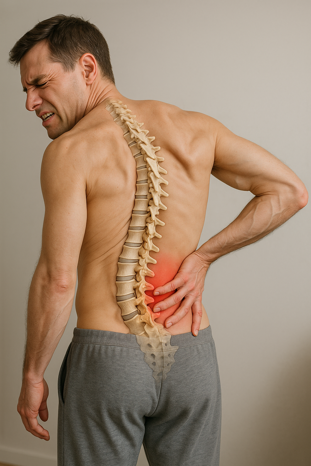 Plötsligt sned rygg: hur du snabbt kan få hjälp och lindring - Illustration