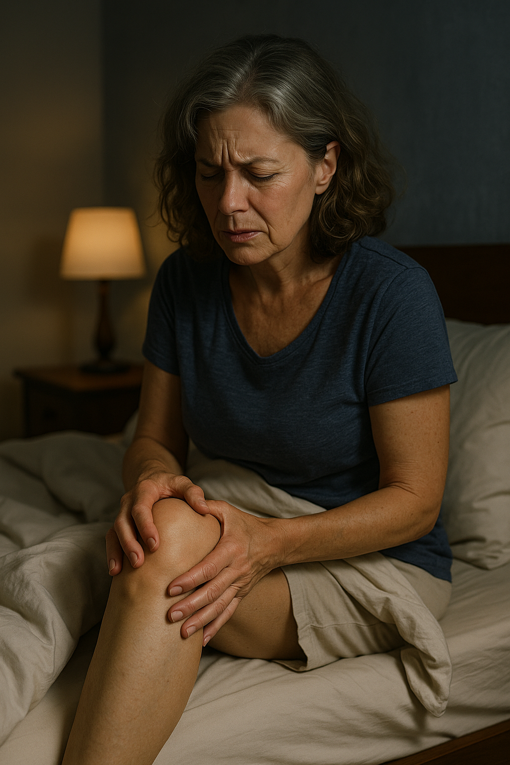 Vaknar du av smärta i knät? Här är lösningarna du behöver! - Illustration