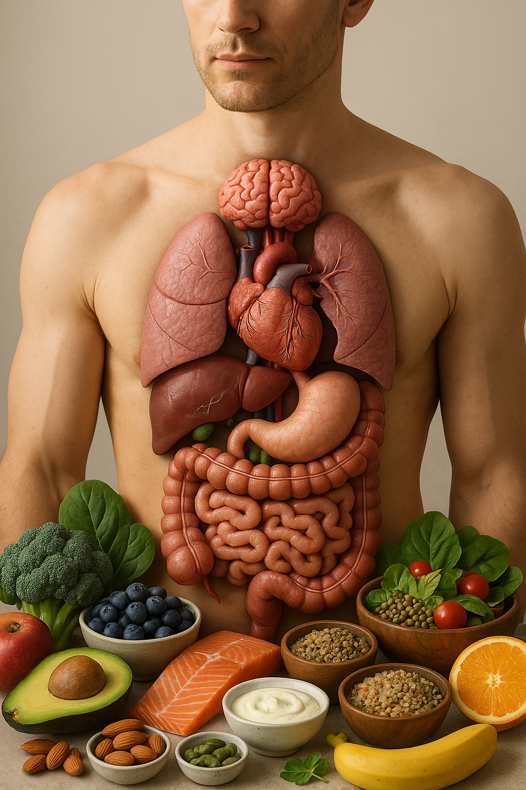 Förbättra din hälsa med rätt näring: enkla tips för vardagen - Illustration