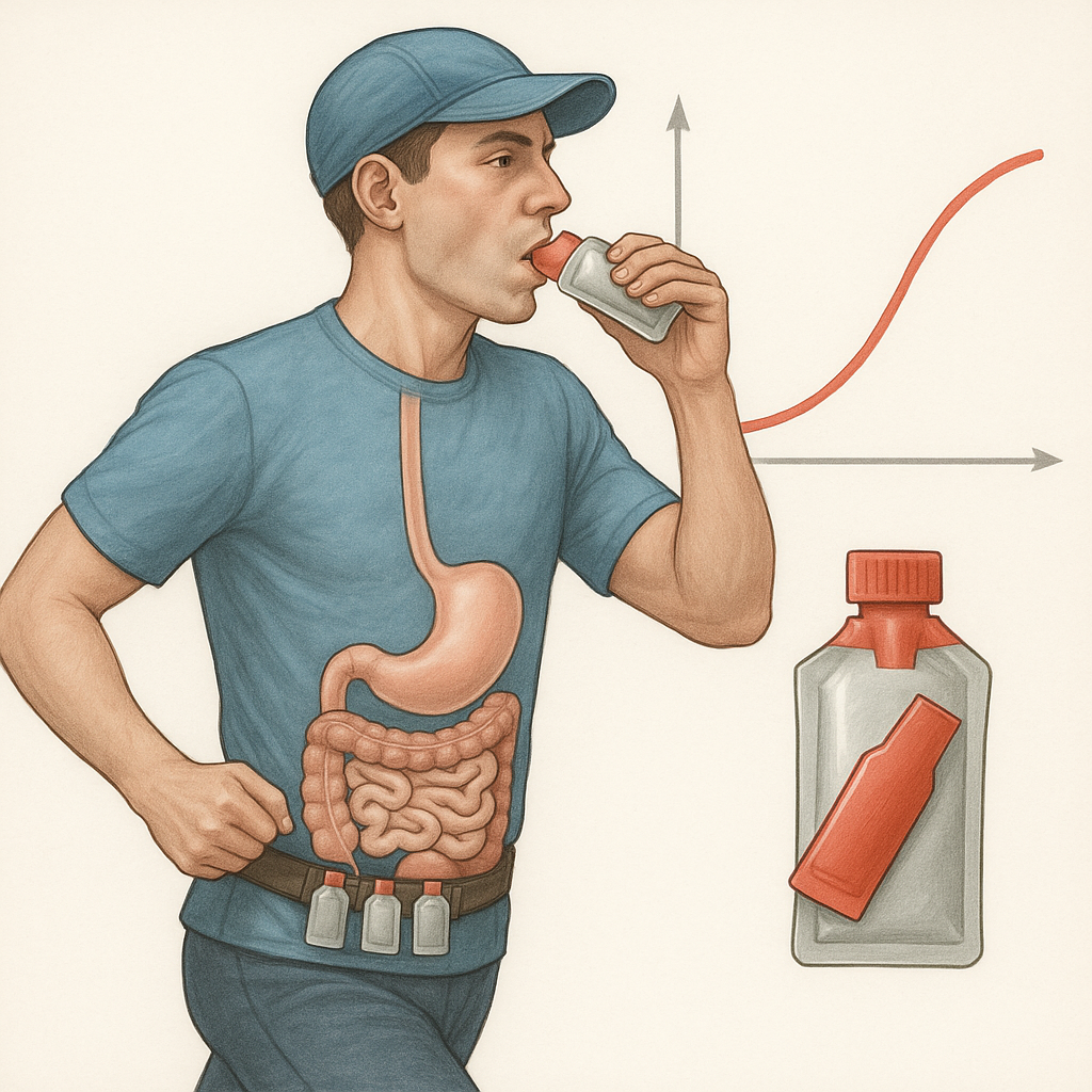 Upptäck hemligheten bakom gels för löpning och maximera din prestation - Illustration