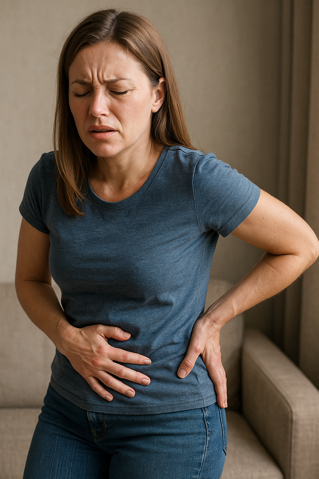 När smärtan i magen och ryggen möts: förstå orsakerna och hur du lindrar den - Illustration