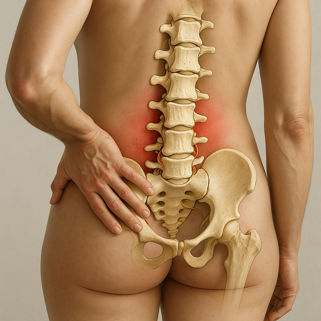 Ländrygg: förstå smärtan och hitta lindring med rätt ergonomi - Illustration