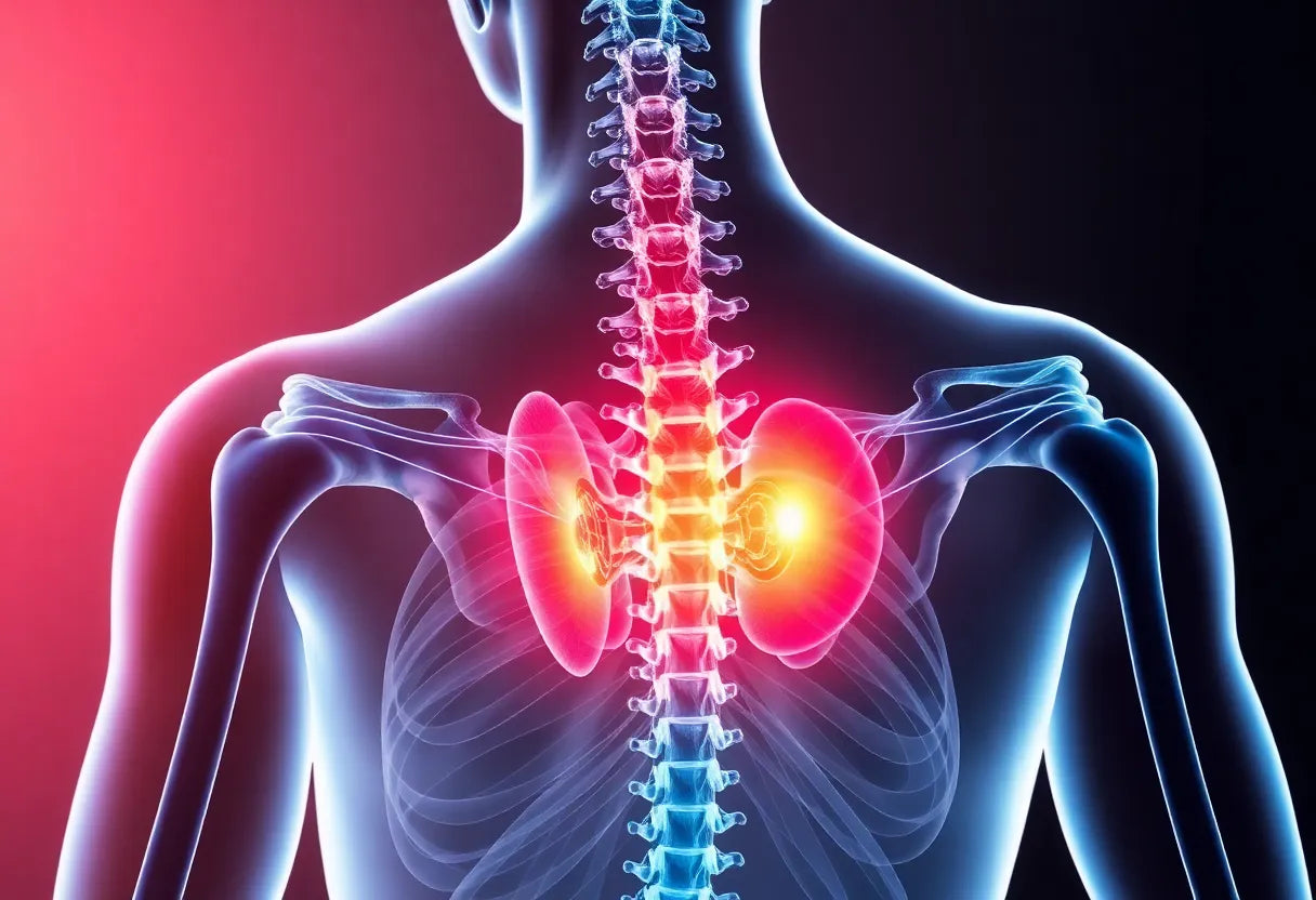 Bli fri från höftsmärta: förstå sambandet mellan skolios och höftens obehag - Illustration