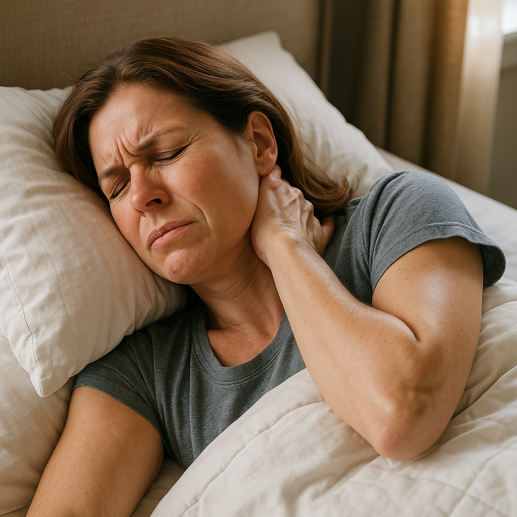 Säg adjö till nacksmärta: de bästa sovpositionerna för en smärtfri natt