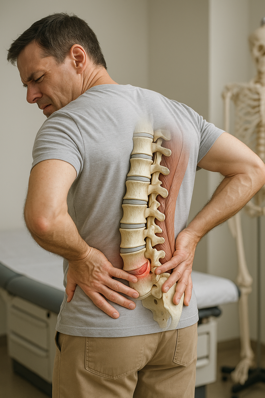 Bli kvitt starka smärtor i ländryggen: effektiva lösningar och när du bör söka vård - Illustration