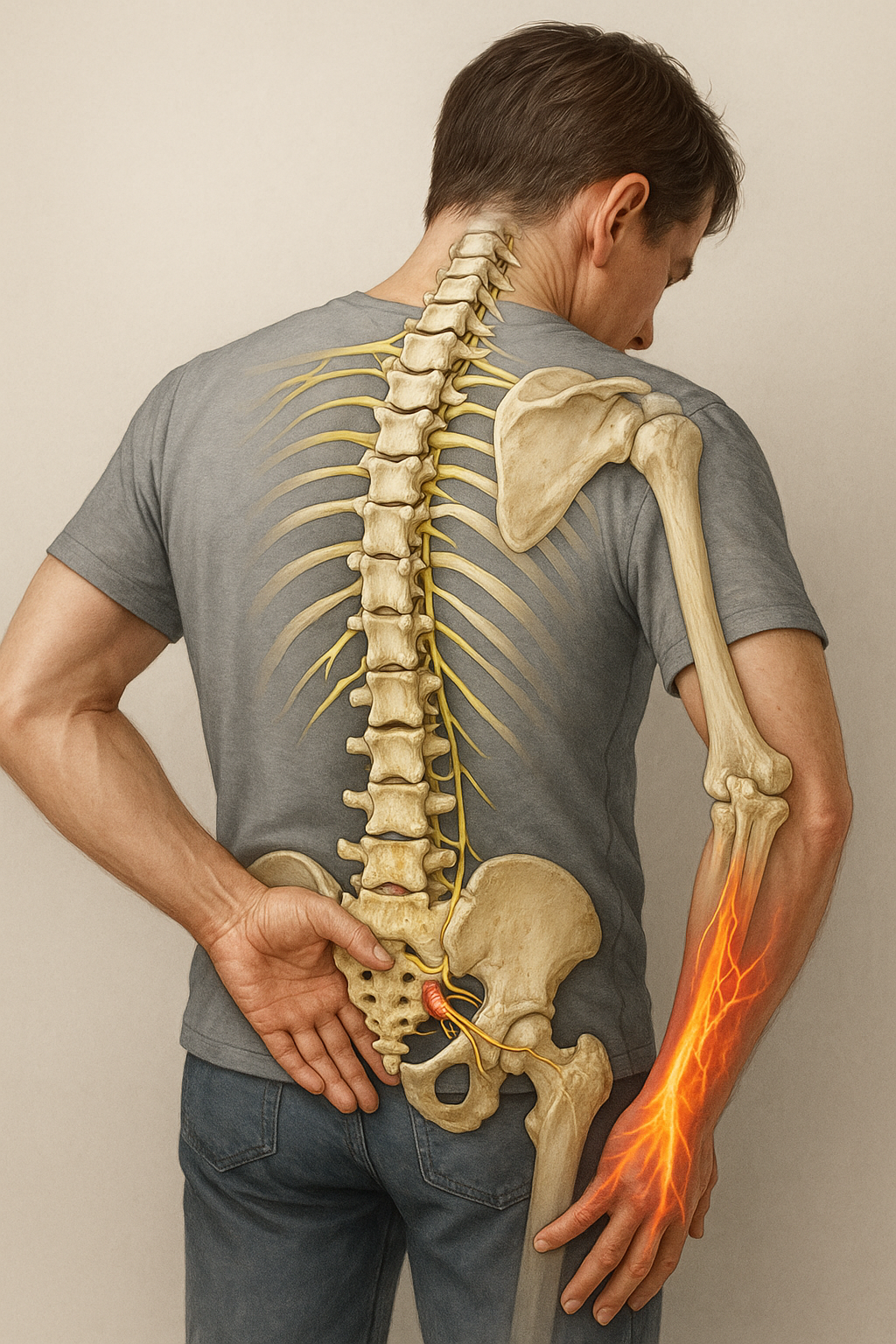 Upptäck hemligheten bakom att lindra nervrotsmärta effektivt - Illustration