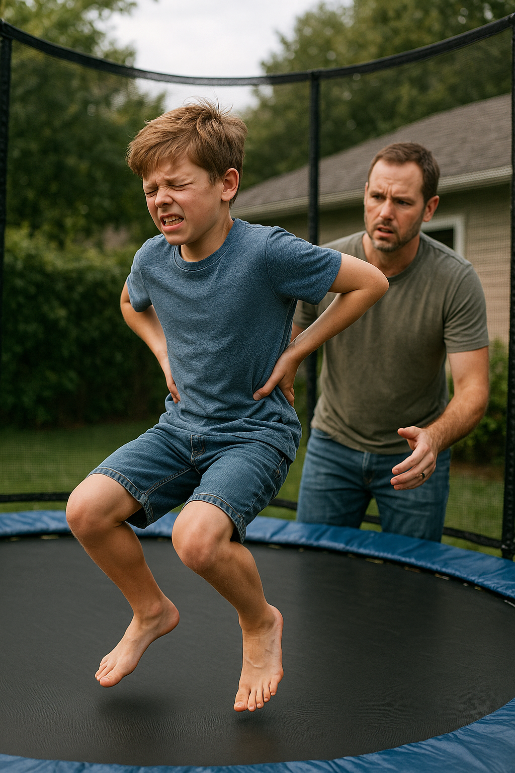 Lindra ditt barns ryggont efter trampolinhoppning – vad du behöver veta - Illustration