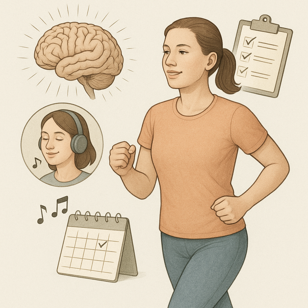 Upptäck glädjen i träning med rätt motivation - Illustration