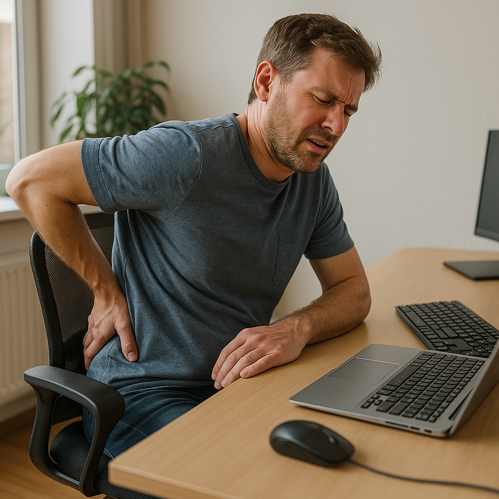 Sittande smärta: hur du kan lindra ryggont och förbättra din hållning
