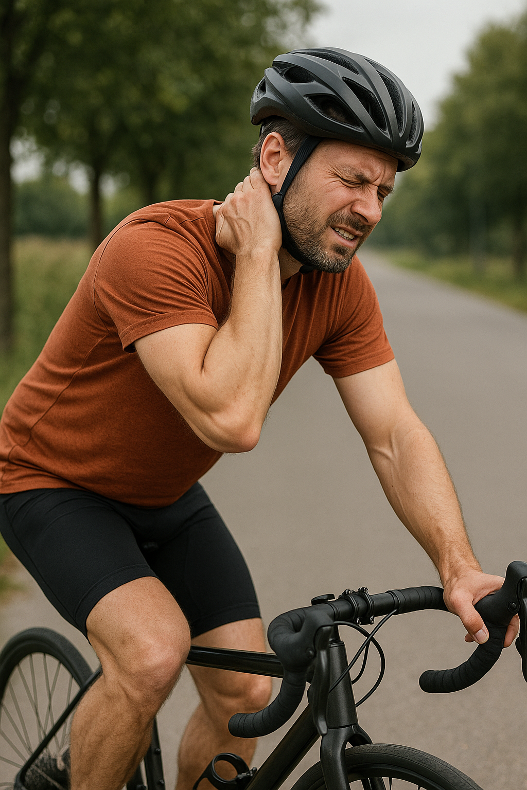 Så undviker du nackont när du cyklar: enkla justeringar och övningar för smärtfri cykling