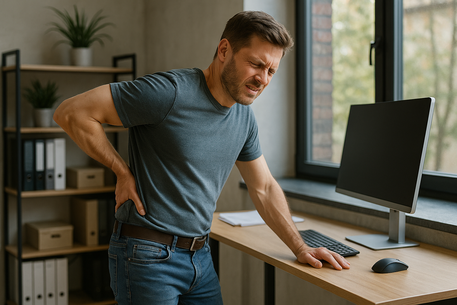 Upptäck hemligheten till en smärtfri rygg när du står upp