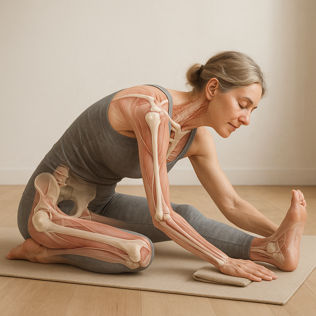 Yin yoga: din väg till inre lugn och flexibilitet - Illustration