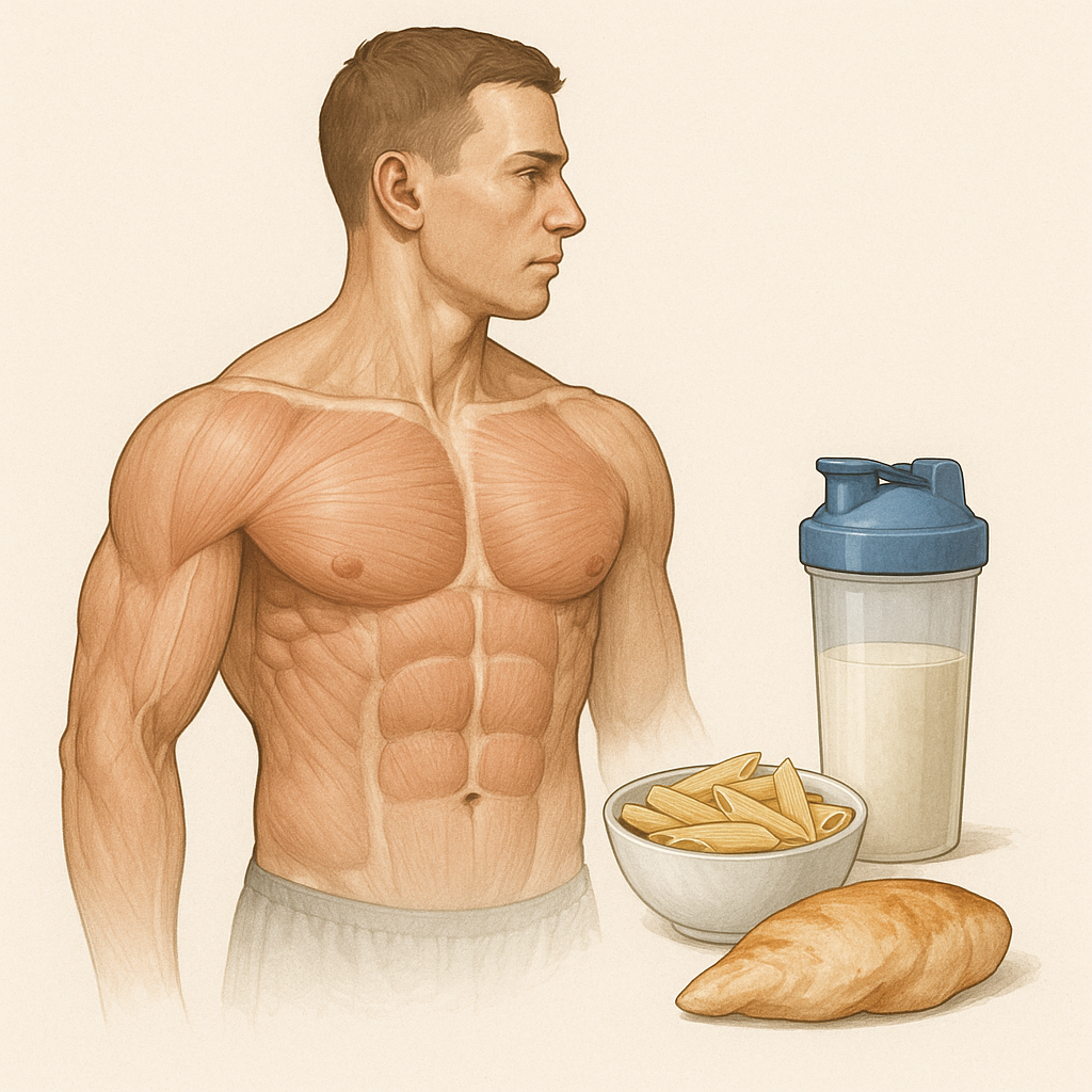 Upptäck hemligheten till optimal återhämtning med rätt protein efter träning - Illustration