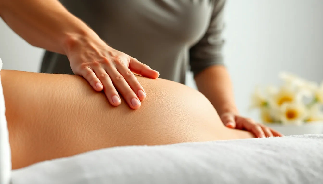Upptäck kraften i massage för att lindra ryggsmärta och förbättra ditt välmående - Illustration