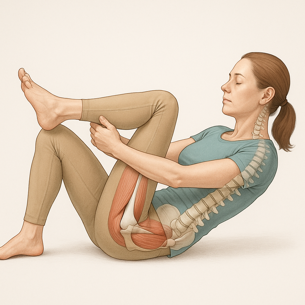 Yoga stretching för smärtfri arbetsdag