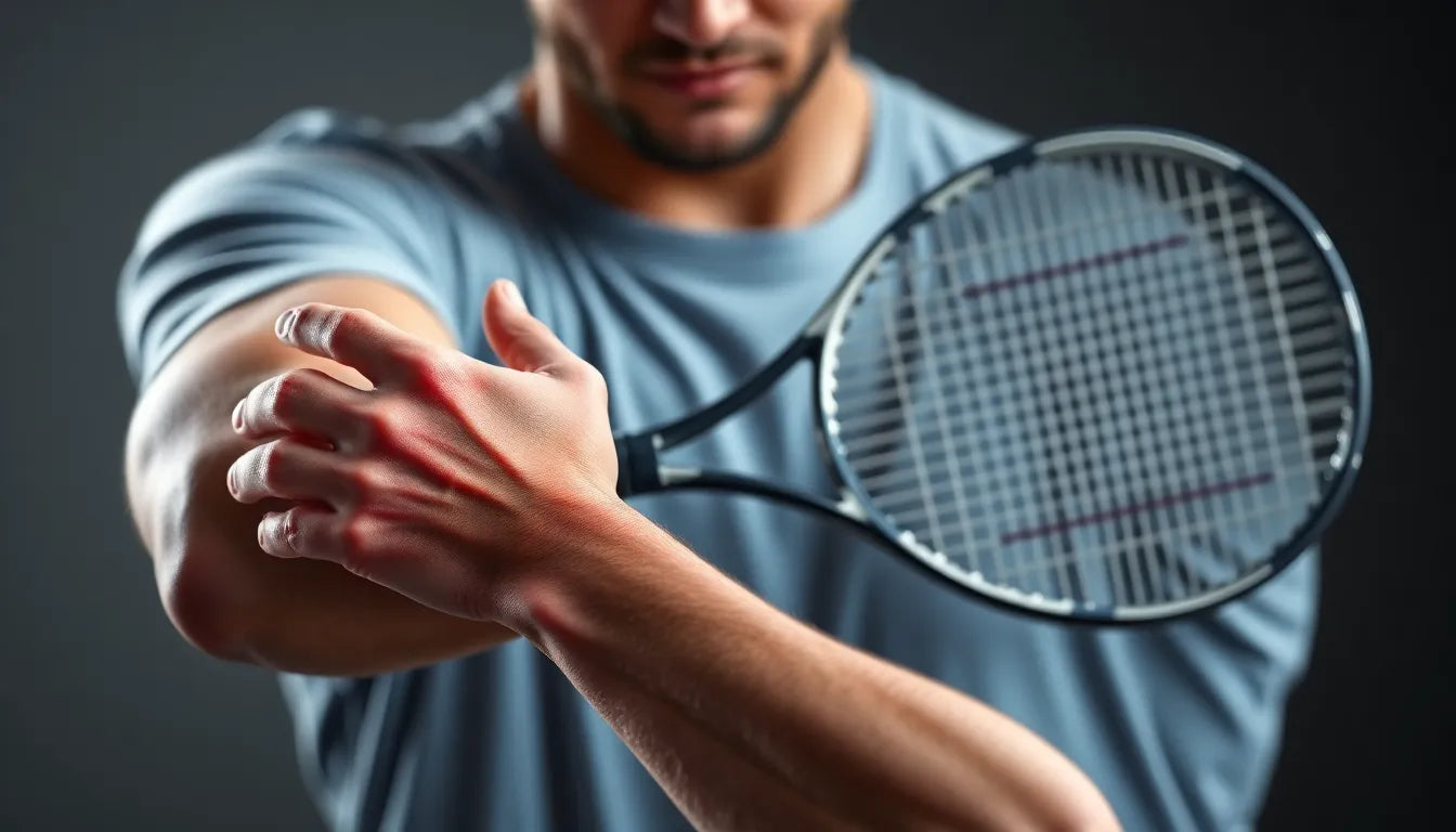 Effektiva stretchövningar för att lindra din tennisarmbåge: en övningsläsares guide - Illustration