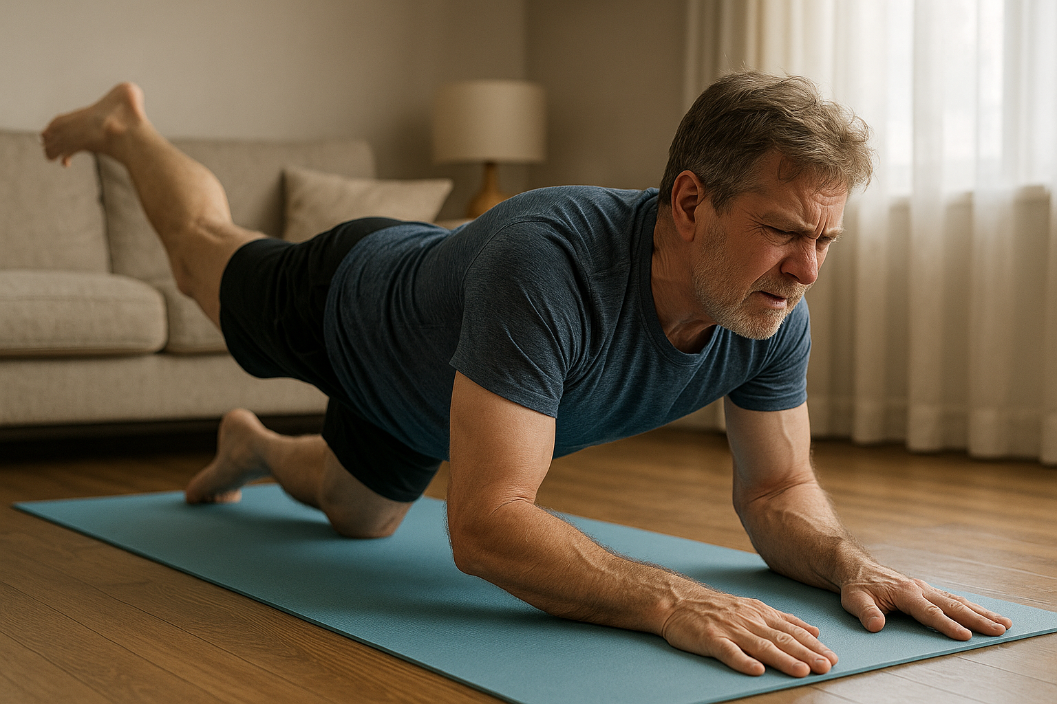 Effektiva övningar för övningsläsare med facettledssyndrom som lindrar smärta och ökar rörligheten - Illustration