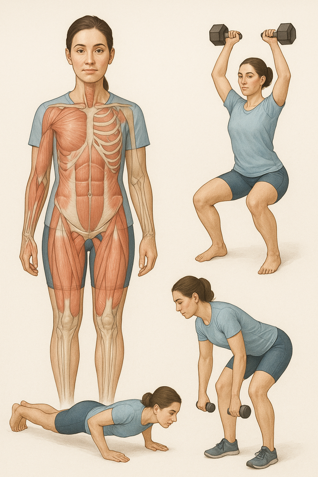 Kom igång med träning: nybörjarens perfekta startprogram - Illustration