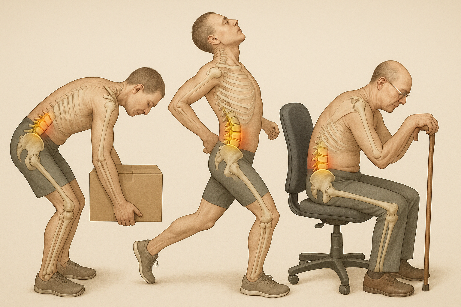 Vad du bör undvika för att lindra din spinal stenos och förbättra din livskvalitet - Illustration