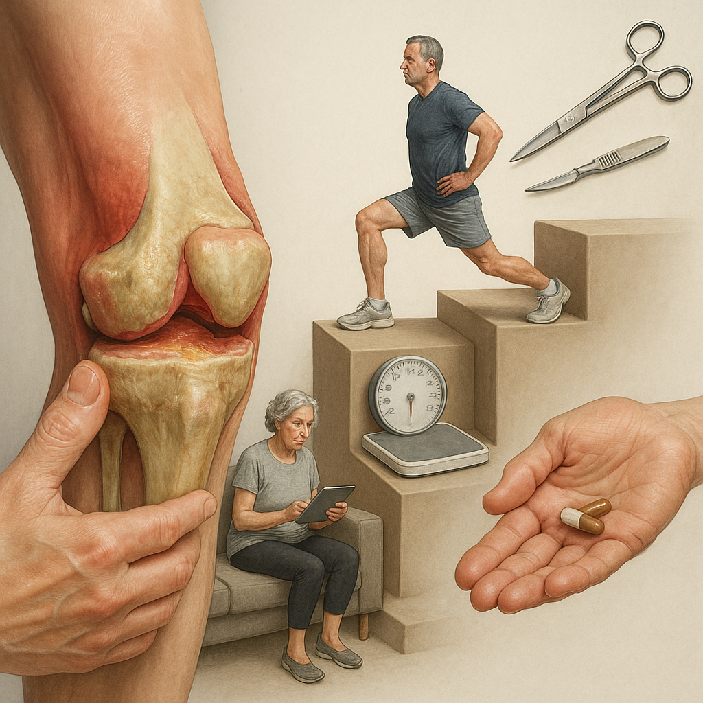 Upptäck de bästa metoderna för effektiv artrosbehandling hemma - Illustration