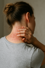 När nacken gör ont och huden reagerar: förstå sambandet och hitta lindring