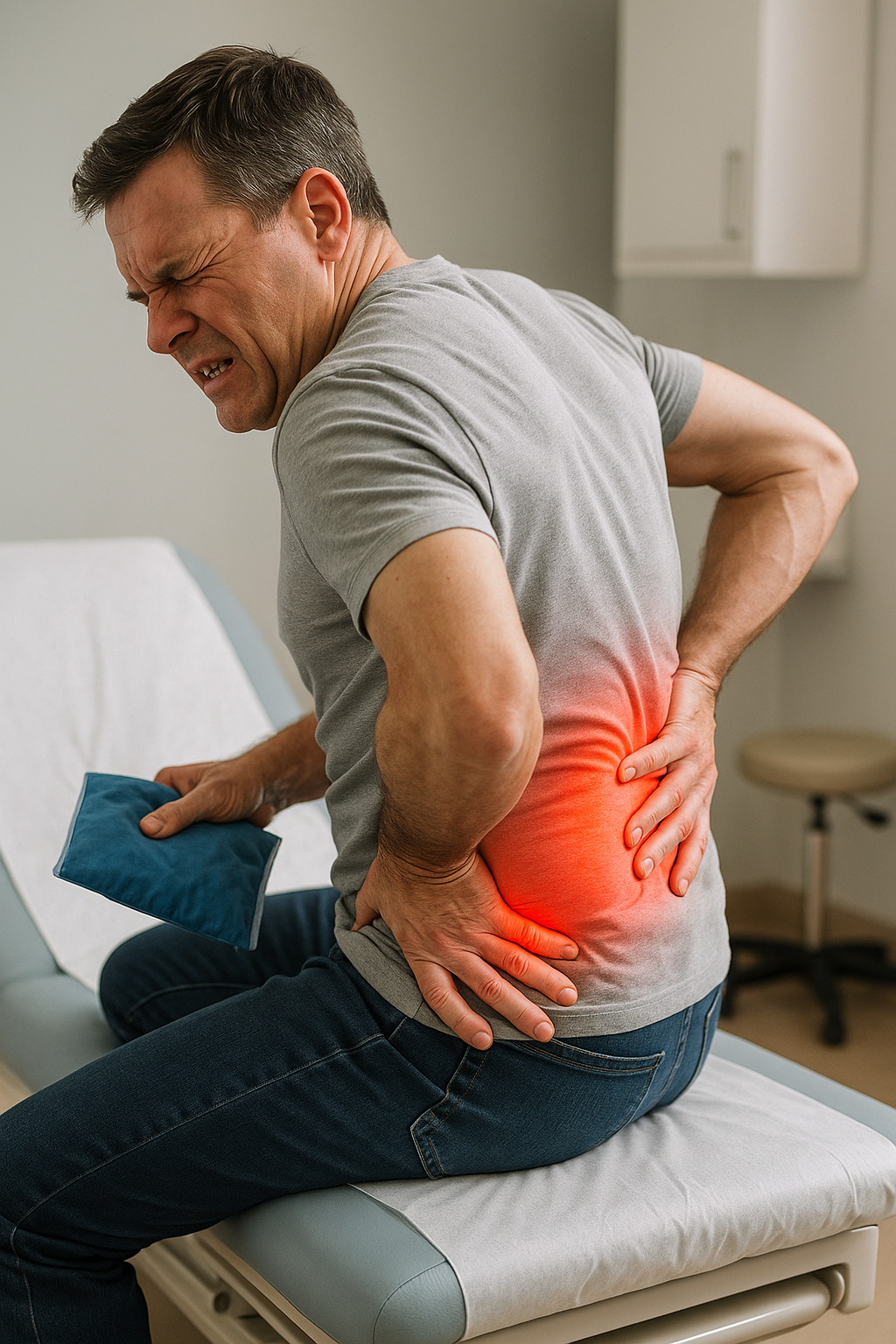 Snabbt och enkelt: så lindrar du ryggskott hemma idag - Illustration