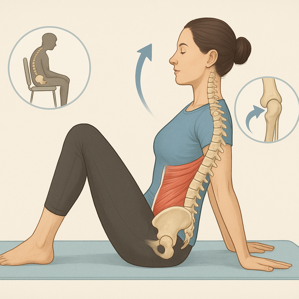 Förbättra din hållning och lindra ryggsmärta med pilates