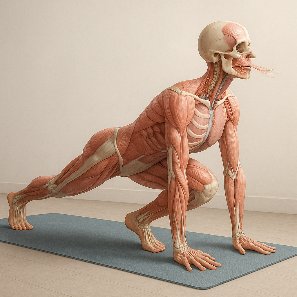 Upptäck kraften i vinyasa yoga för kropp och själ - Illustration