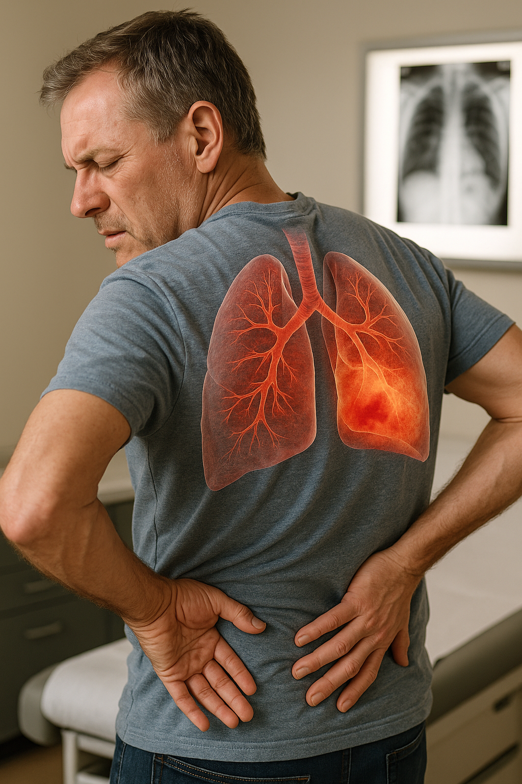 Lungbetändelse och ryggsmärta: hur de hänger ihop och vad du kan göra åt det - Illustration