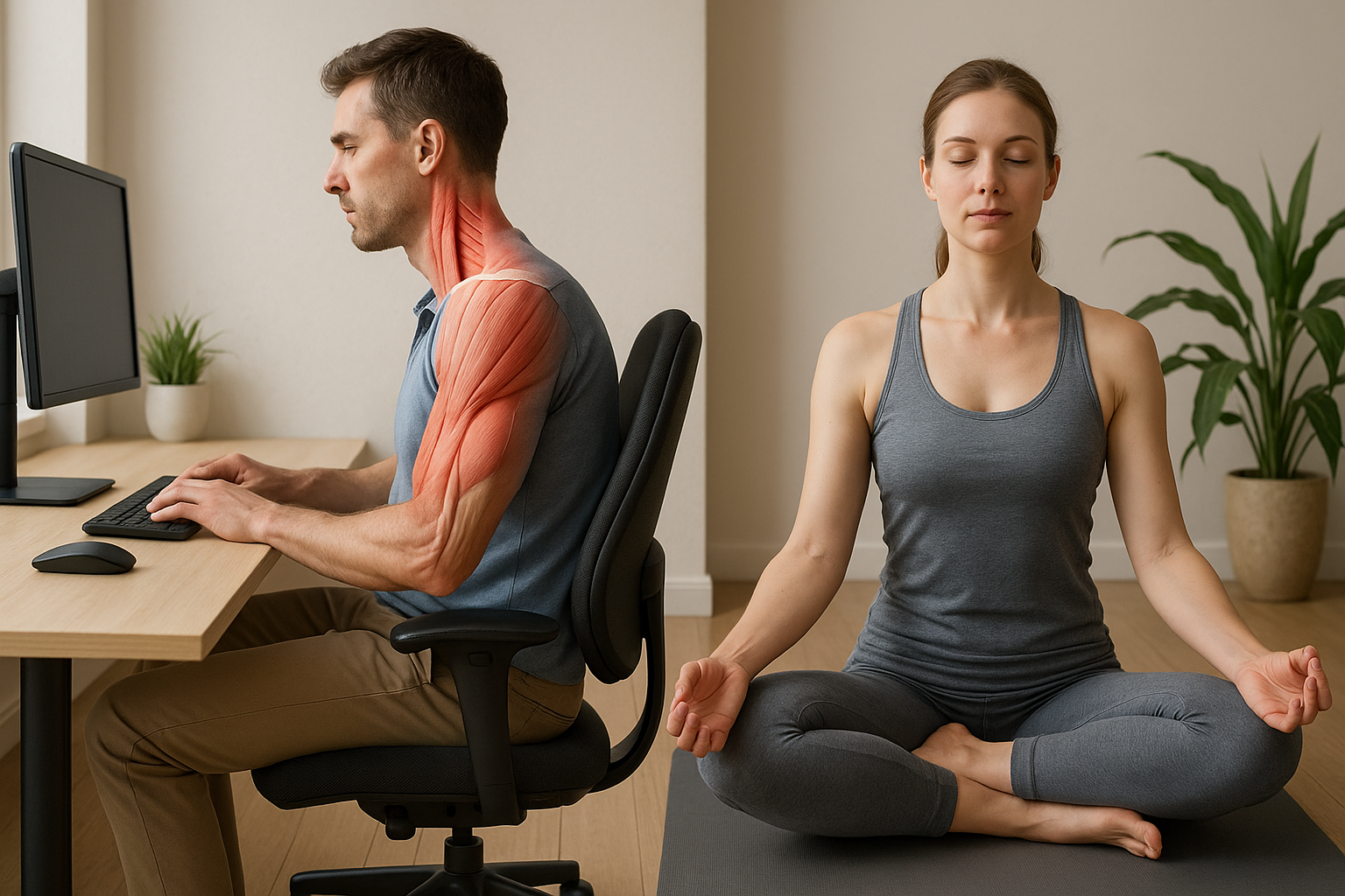 Så kan du enkelt förebygga stress med ergonomi och motion