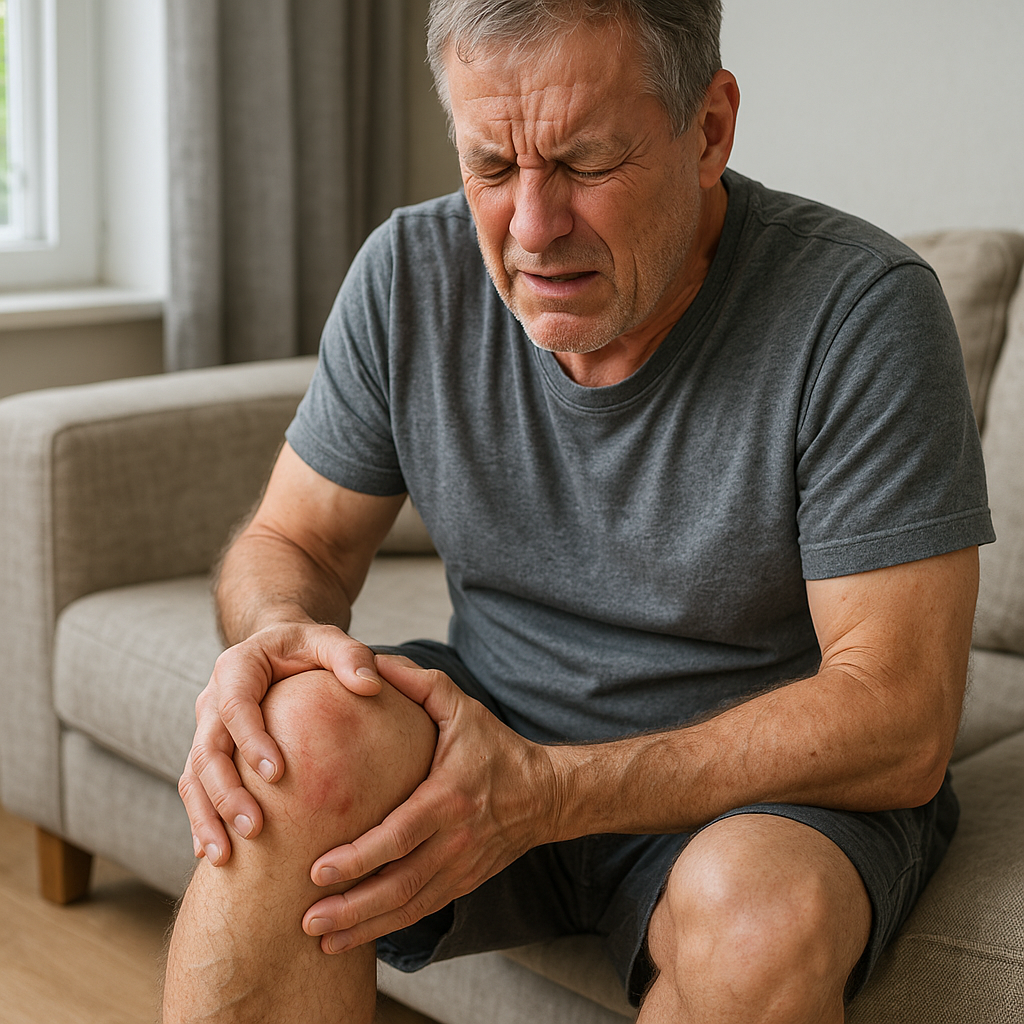 Lindra smärtan på insidan av knäet: upptäck orsaker och lösningar - Illustration