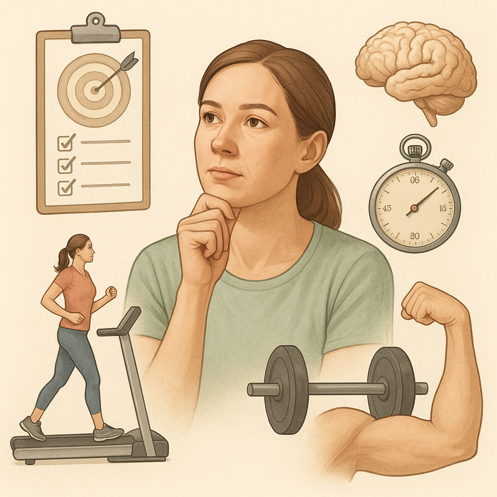 Fitnessmotivation som varar: upptäck hemligheterna bakom att skapa en träningsrutin som verkligen håller - Illustration