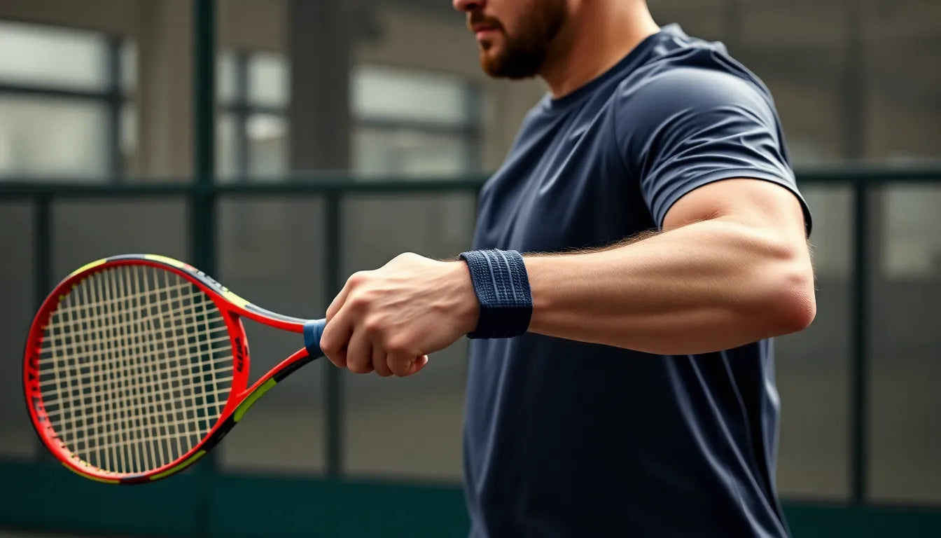Effektiva övningar för att lindra din tennisarmbåge: en guide för övningsläsare - Illustration