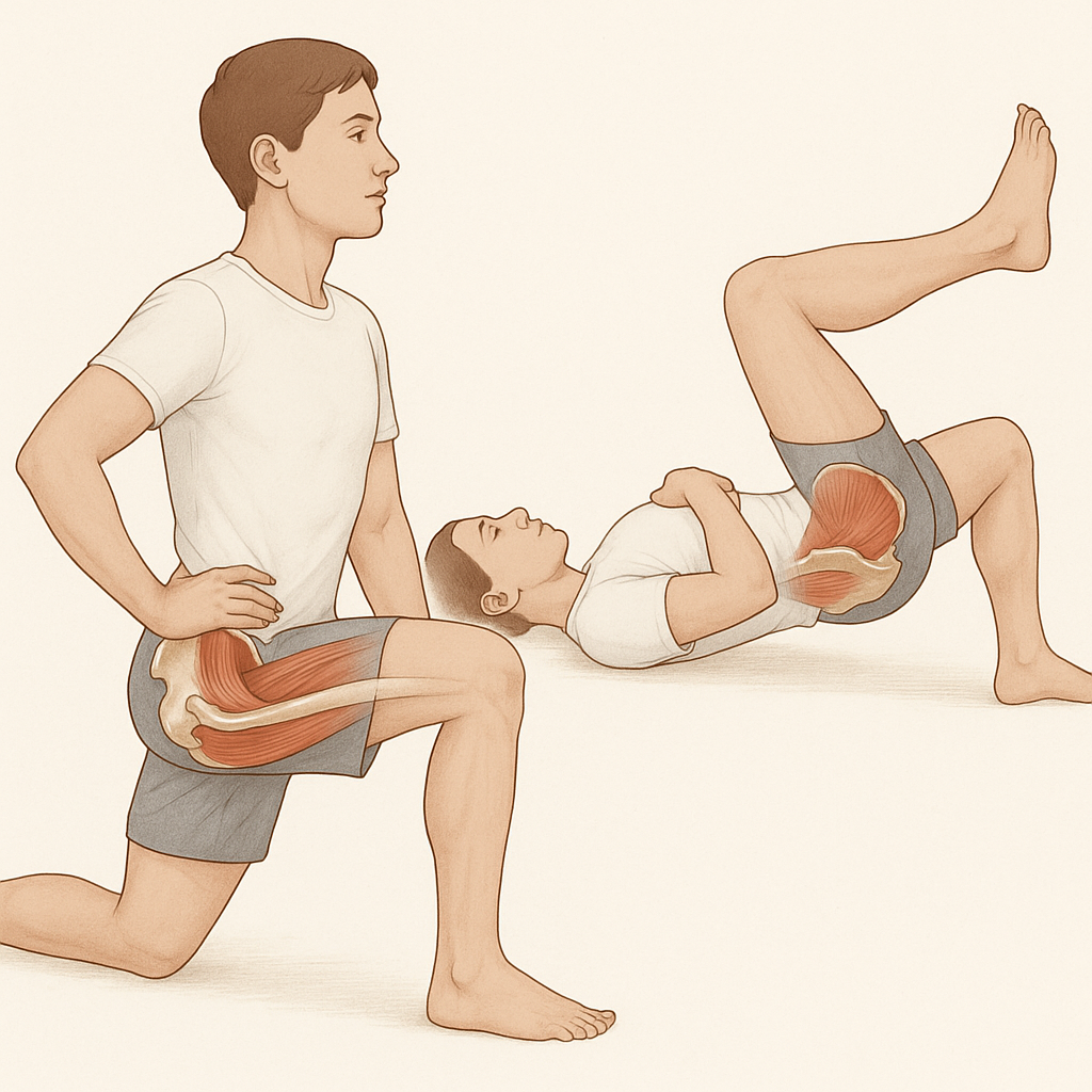Upptäck kraften i höftsträckning för rörlighet och styrka - Illustration