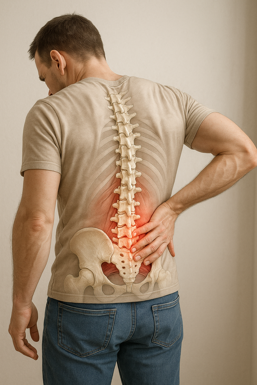 Frigör dig från smärtan: så hanterar du låst i ländryggen effektivt - Illustration