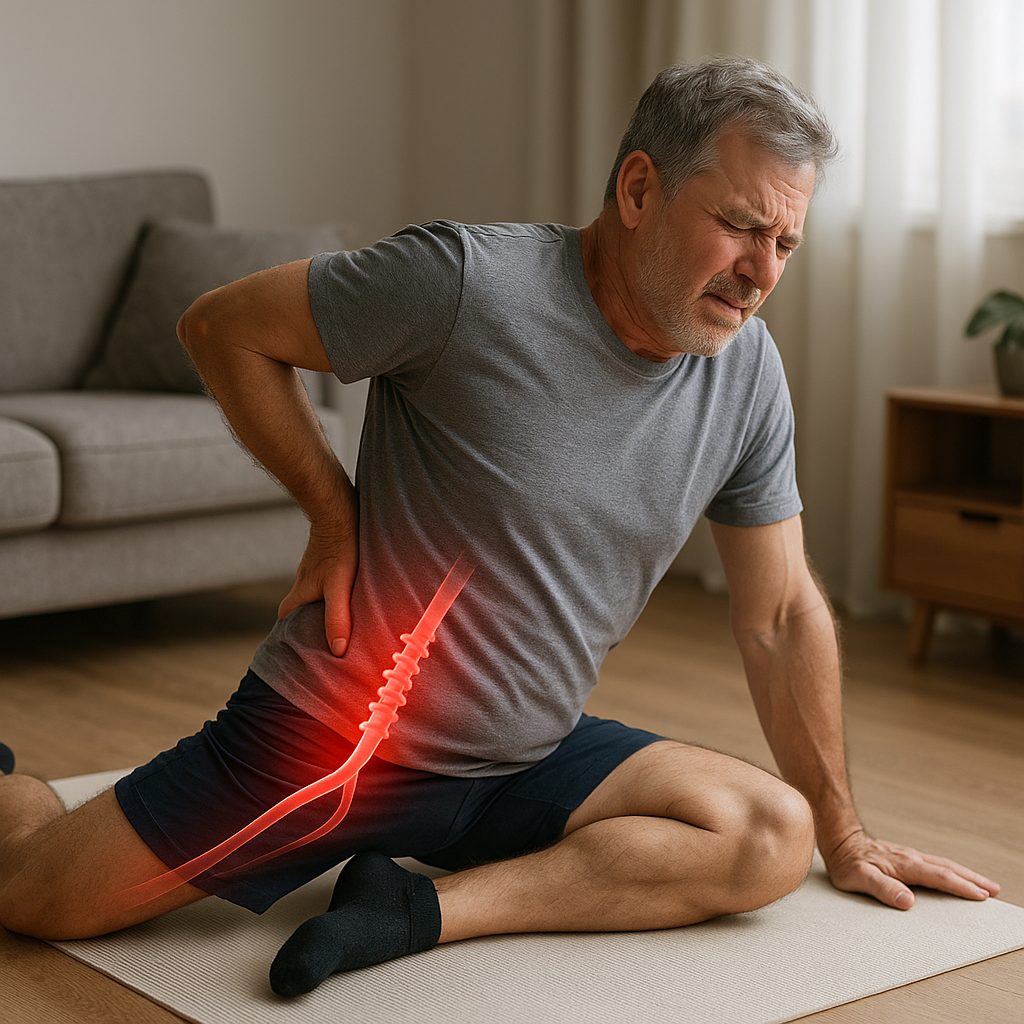 Övningsläsare: effektiva övningar mot ischias för smärtfri vardag - Illustration