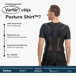 Men's Posture Shirt™ Zipper - Svart