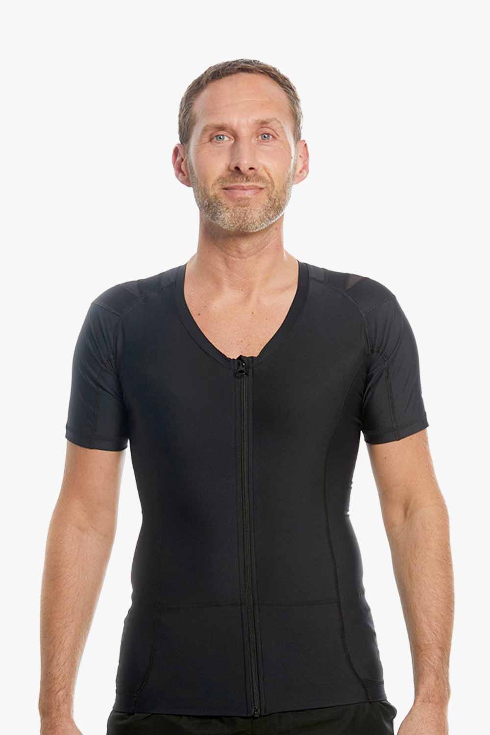 Men's Posture Shirt™ Zipper - Svart