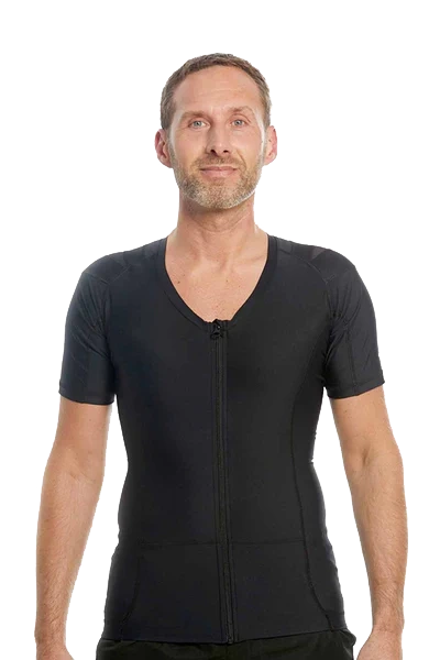 Men's Posture Shirt™ Zipper - Svart